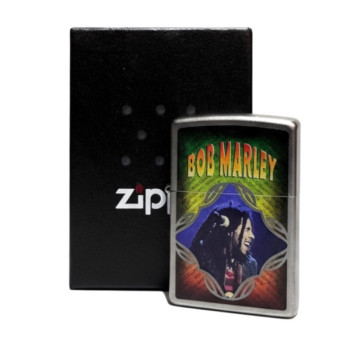Zippo satin fin. col. "Bob Marley" 60002675