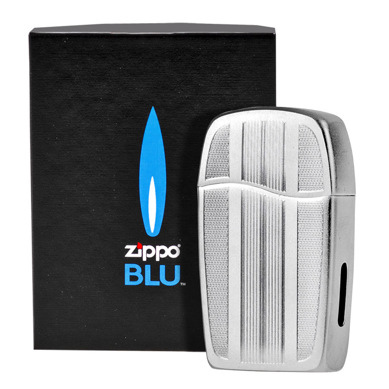 ZIPPO BLU Chrome Tuxedo | Excaliburshop