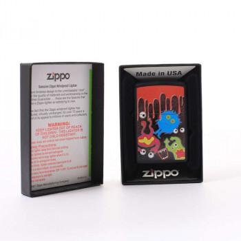 Zippo schwarz color Monster/Blood 2001484 - 1