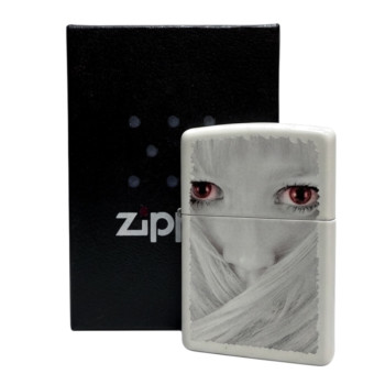 Zippo weiß color "Evil Girl"  2003156