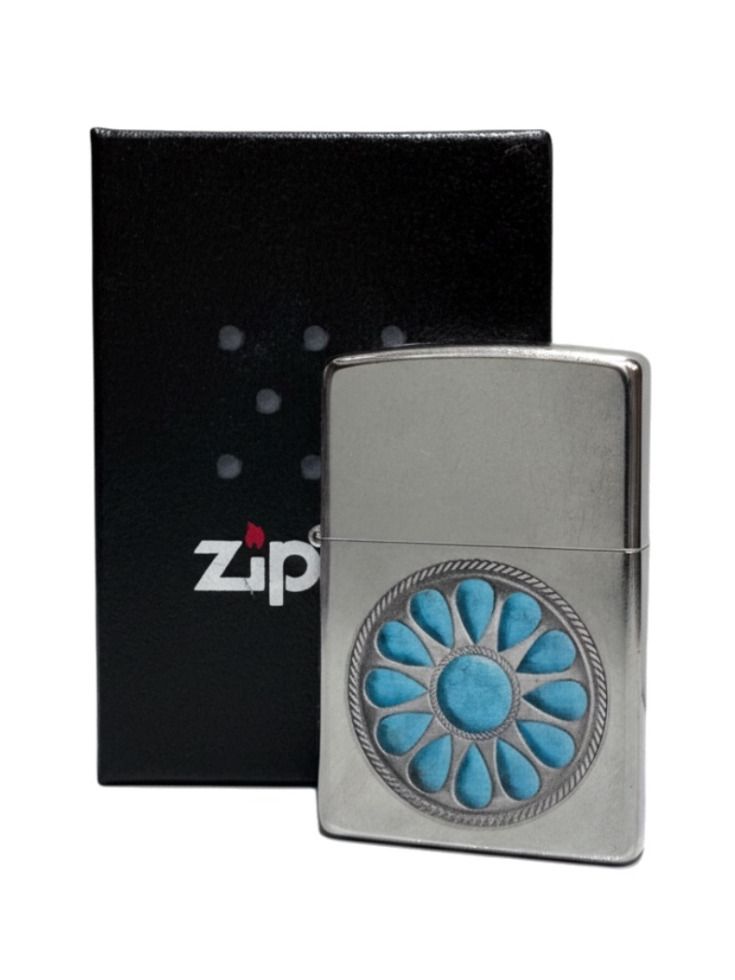 Zippo str.cr. color "Turquoise Design" 2003895