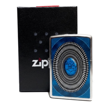 Zippo street cr. col.  Turquoise Design 2002785