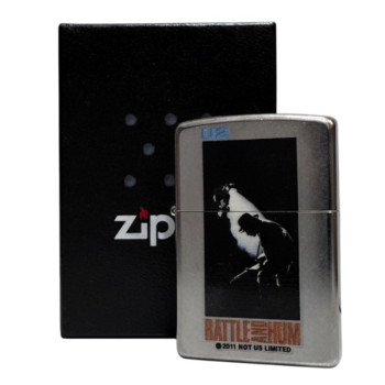 Zippo str.cr.col.  U2 - Rattle and Hum 2002789