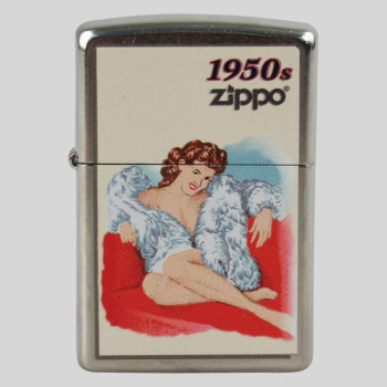 Zippo street chrom color Pin Up Girl 1950 2003132