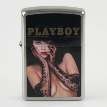 Zippo chrom gebürstet color Playboy December 1988 2003140