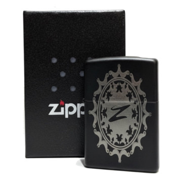 Zippo schwarz Media Chrome "Z Monogram"  60000145