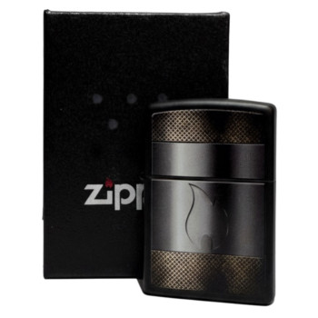 Zippo schwarz color "Metal and Flame" 60000212