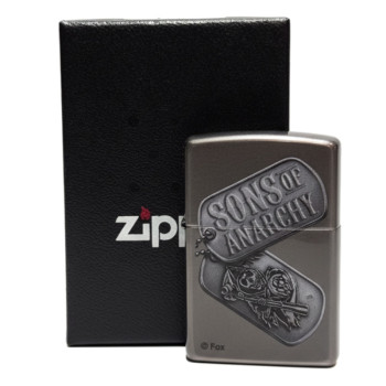 Zippo Grey Dusk color "SOA Key Chain" 60000098