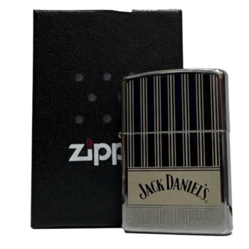 Zippo chrom poliert gelasert "J.Daniels Stripes"60000223