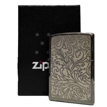 Zippo Black Ice gelasert "Filigree" 60000072