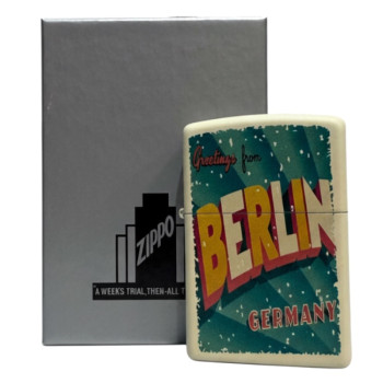 Zippo creme color "Greetings from Berlin" 60000042
