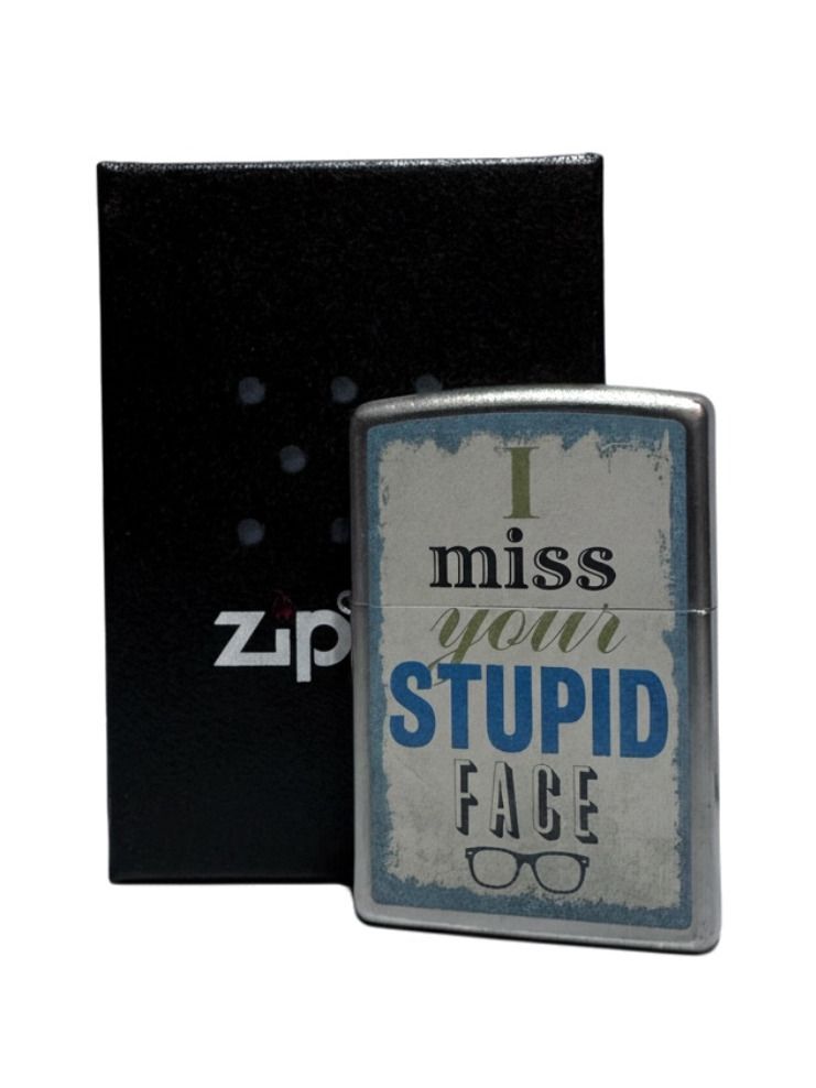 Zippo sat.fin.color "I miss your Stupid Face" 60000199