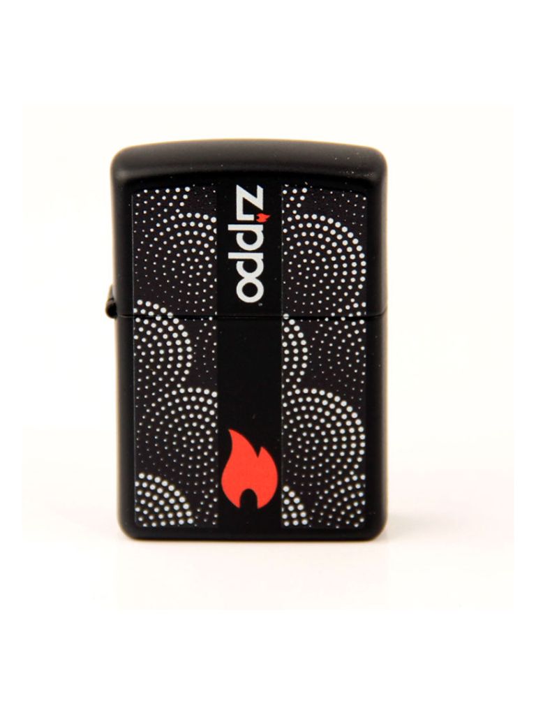 ZIPPO schwarz color "Dot Pattern" 60004369
