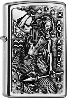 Zippo PL 207 Tierkreis Aquarius 2006508