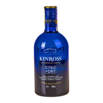Kinross Gin Citric 0,7l 40% - 1