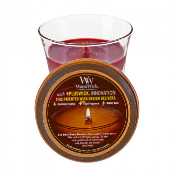 WoodWick Elderberry Bourbon glass medium - 3