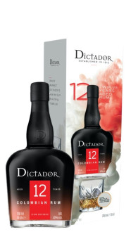 Dictador 12YO 0,7l 40%  2020 + Glass