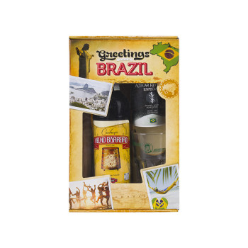 Cachaca Velho Barreiro 39% 0,7 l + glass