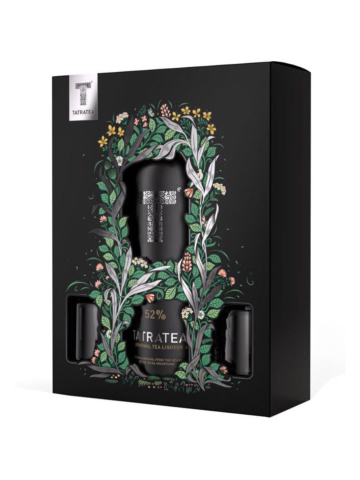 Tatratea Liqueur Original Tea 52% 0,7 l +2 glasses