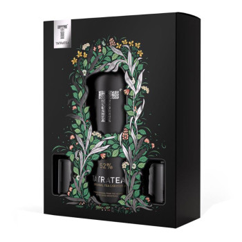 Tatratea Liqueur Original Tea 52% 0,7 l +2 glasses