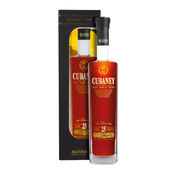 Cubaney Tesoro 25Y Sistema Solera Giftbox 38% 0,7 l - 1
