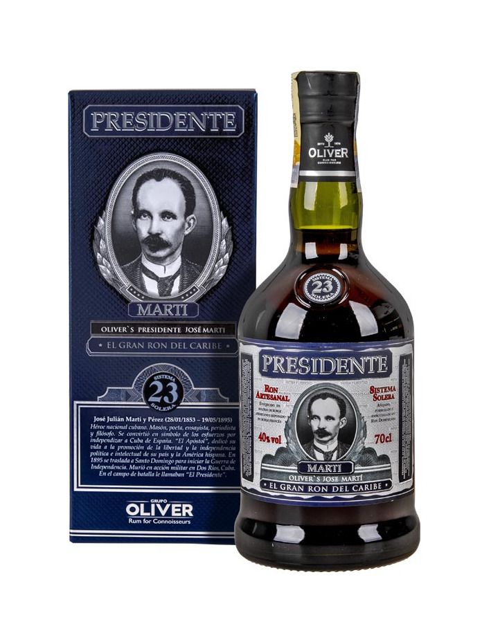 Presidente Marti 23Y Sistema Solera Giftbox 0,7l 40%