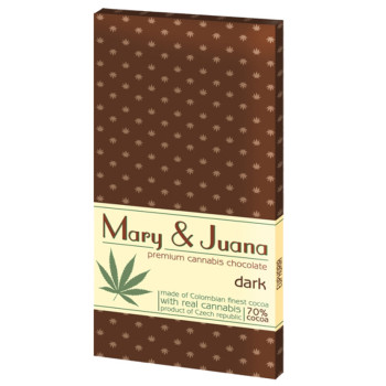 Mary&Juana Chocolate Dark 80g - 1