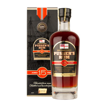 Pussers Rum 15Y 0,7l 40% - 1