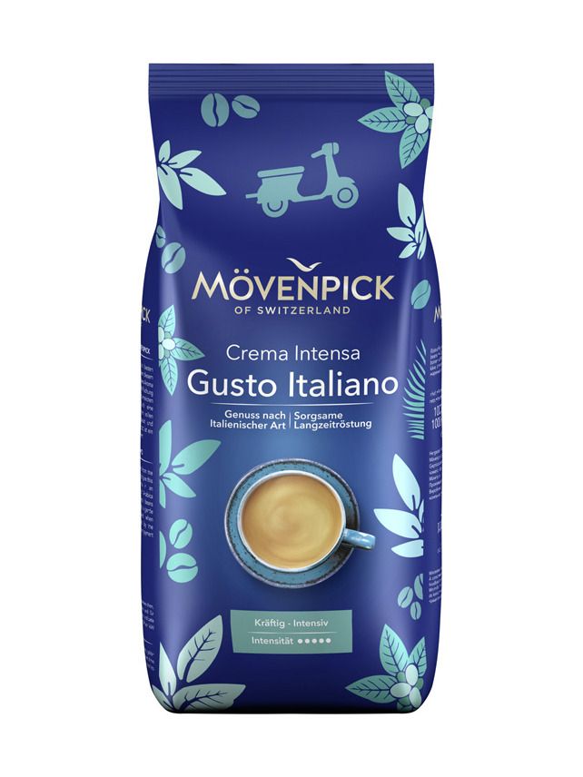 MÖVENPICK Switzerland Caffé Crema Gusto Italiano 1kg beans