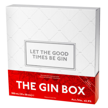 Gin Box World Tour 10 × 0,05 l 42,9% Giftbox