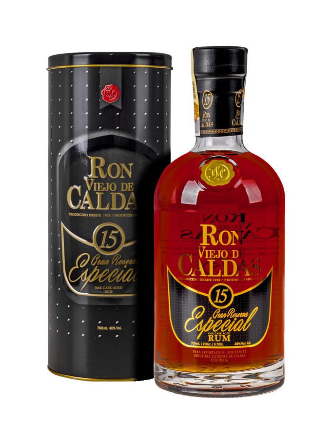 Ron Viejo de Caldas 15y 0,7l 40% Giftbox