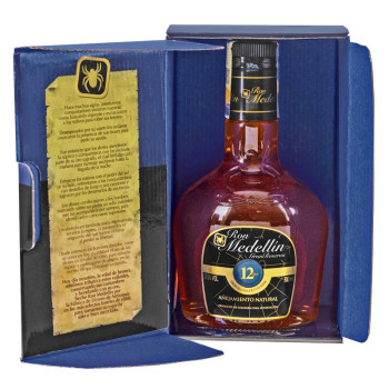 Ron Medellin Gran Reserva 12YO 0,7l 37,5% Giftbox - 2