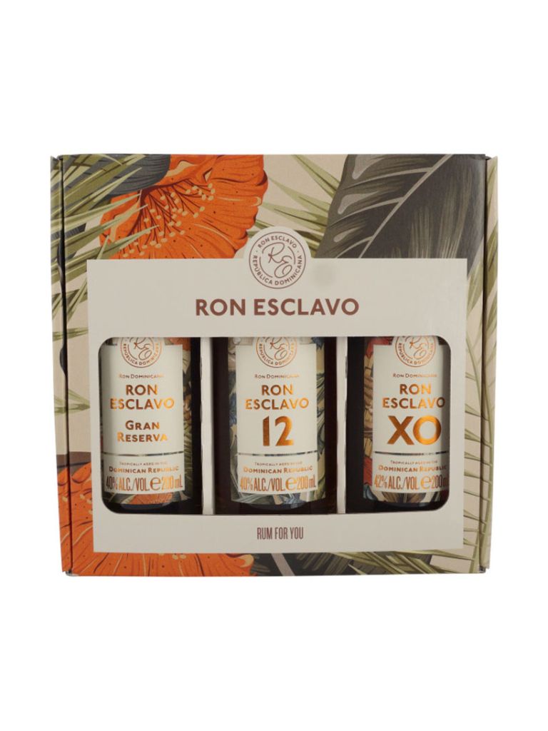 Ron Esclavo 3x 200ml 40,67% Mini Giftbox