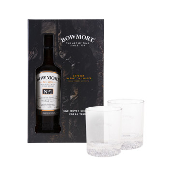 Bowmore No.1 0,7l 40% +2 Glasses Giftbox