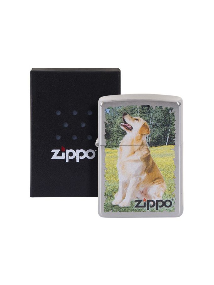 ZIPPO chrom geb."Golden Retriever Zippo" 60005710