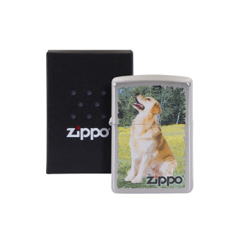 ZIPPO chrom geb."Golden Retriever Zippo" 60005710