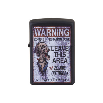 ZIPPO schwarz color"Warning Zombie" 60004767 - 2