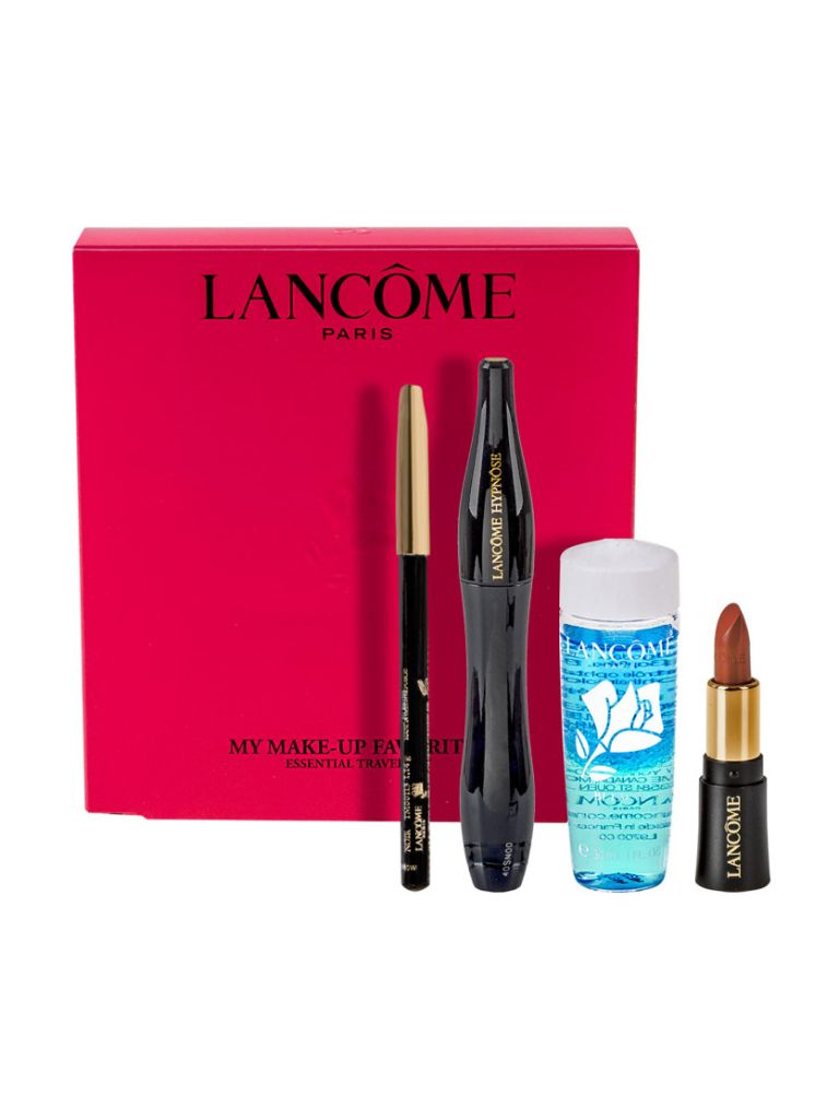 Lancôme Set :Mascara+Lipstick+Bi facil+Crayon Kohl blac