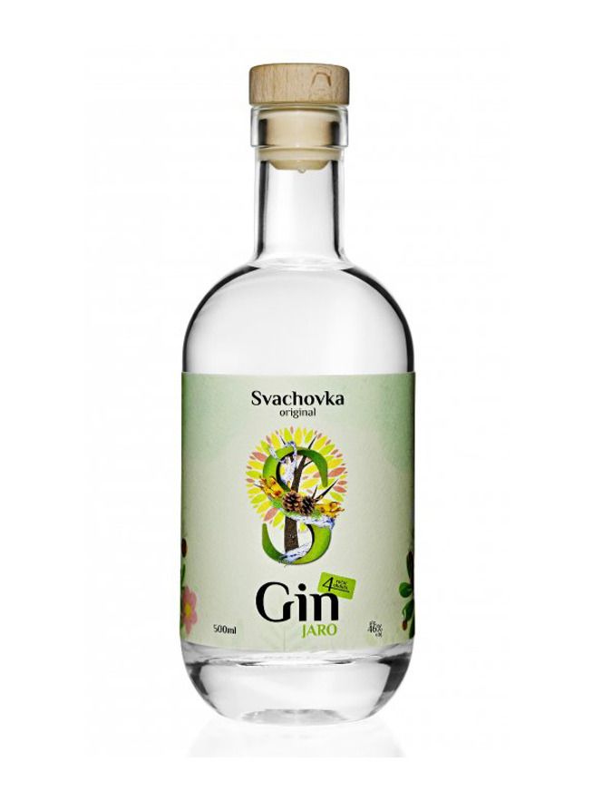 Svachovka Gin Spring 46% 0,5 l