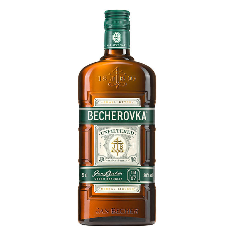 Becherovka Unfiltered 0,5l Excaliburshop 38% 