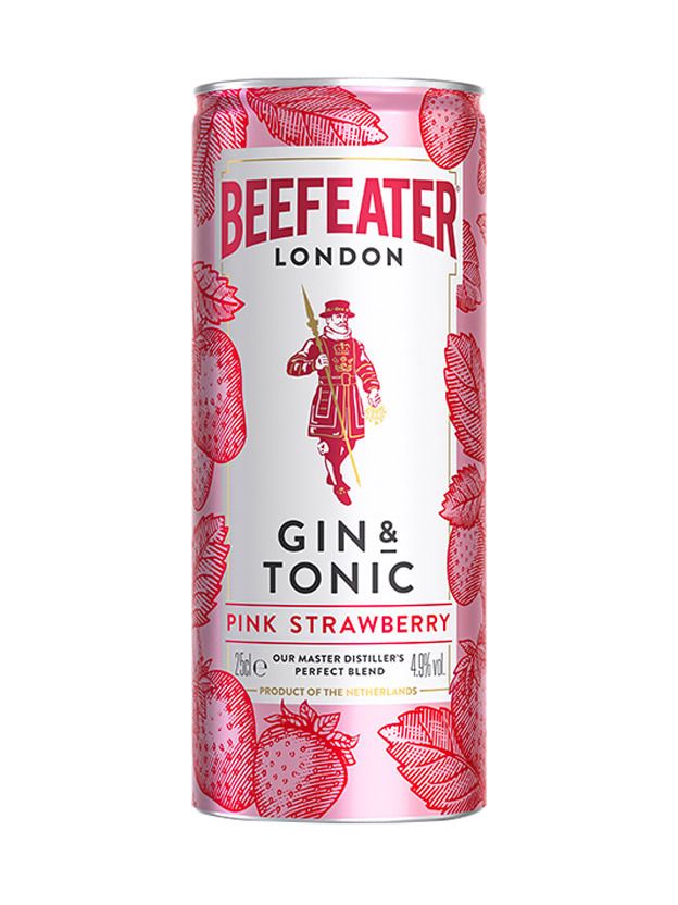 Beefeater Gin & Tonic Pink Strawberry 4,9% 0,25 l