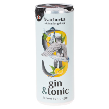 Svachovka Gin +Tonic 0,25L 7,2% Dose