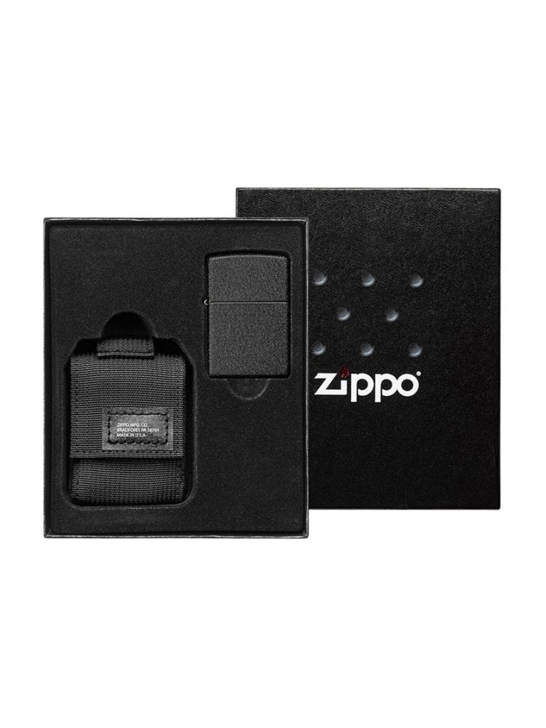 Sada ZIPPO Black Crackle 60005678