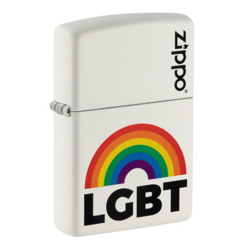 ZIPPO weiß color "LGBT/Rainbow Design" 60006140 - 1