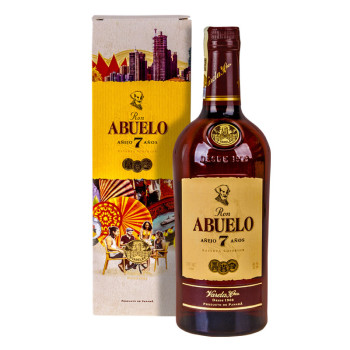 Abuelo Rum 7Y 1l 37,5% Giftbox - 1