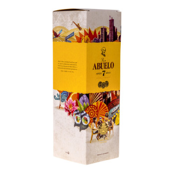Abuelo Rum 7Y 1l 37,5% Giftbox - 2