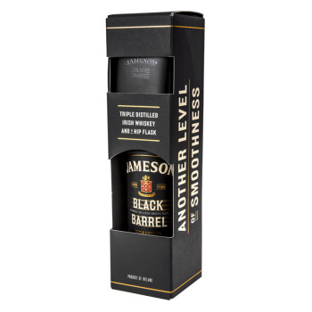 Jameson Black Barel 0,7l 40% Giftbox with flask