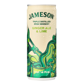 Jameson Ginger Ale & Lime 0,25l 5%